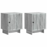 Cabinet de chevet 2 pcs Sonoma gris 43 x 34,5 x 50 cm 629082629082