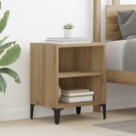 Cabinet de chevet 2 pc Chêne artisanal 40 x 30 x 50 cm 629086629086