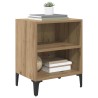 Cabinet de chevet 2 pc Chêne artisanal 40 x 30 x 50 cm 629086629086