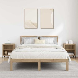 Cabinet de chevet 2 pc Chêne artisanal 40 x 30 x 50 cm 629086629086