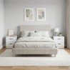 Cabinet de chevet 2 pcs Blanc brillant 43 x 34,5 x 44,5 cm 629087629087