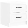 Cabinet de chevet 2 pcs Blanc brillant 43 x 34,5 x 44,5 cm 629087629087