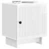 Cabinet de chevet 2 pcs Blanc brillant 43 x 34,5 x 50 cm 629088629088