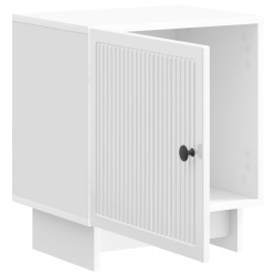 Cabinet de chevet 2 pcs Blanc brillant 43 x 34,5 x 50 cm 629088629088