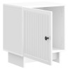 Cabinet de chevet 2 pcs Blanc brillant 43 x 34,5 x 50 cm 629088629088