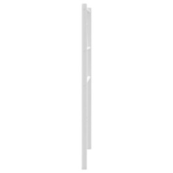  Tête de lit métal blanc 90 cm 