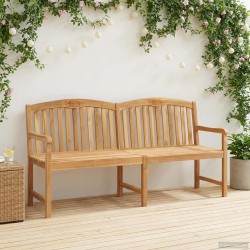 Banc en Bois Sculpté en Rose 150 x 60 x 90 cm Naturel 629098629098