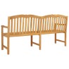 Banc en Bois Sculpté en Rose 180,5 x 60 x 96 cm Naturel 629099629099
