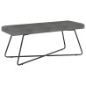 banc Uni Gris foncé 110 x 40 x 45 cm Velours 629100629100