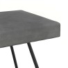 banc Uni Gris foncé 110 x 40 x 45 cm Velours 629100629100