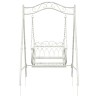 Banc Balançoire Acier 113 x 121,5 x 168 cm Blanc antique 629103629103