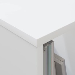Étagère à magazines Blanc 102 x 30 x 45 cm 629111629111