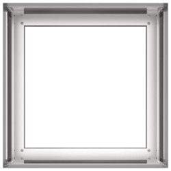 Jardinière 40x40x30 cm acier inoxydable 629112629112