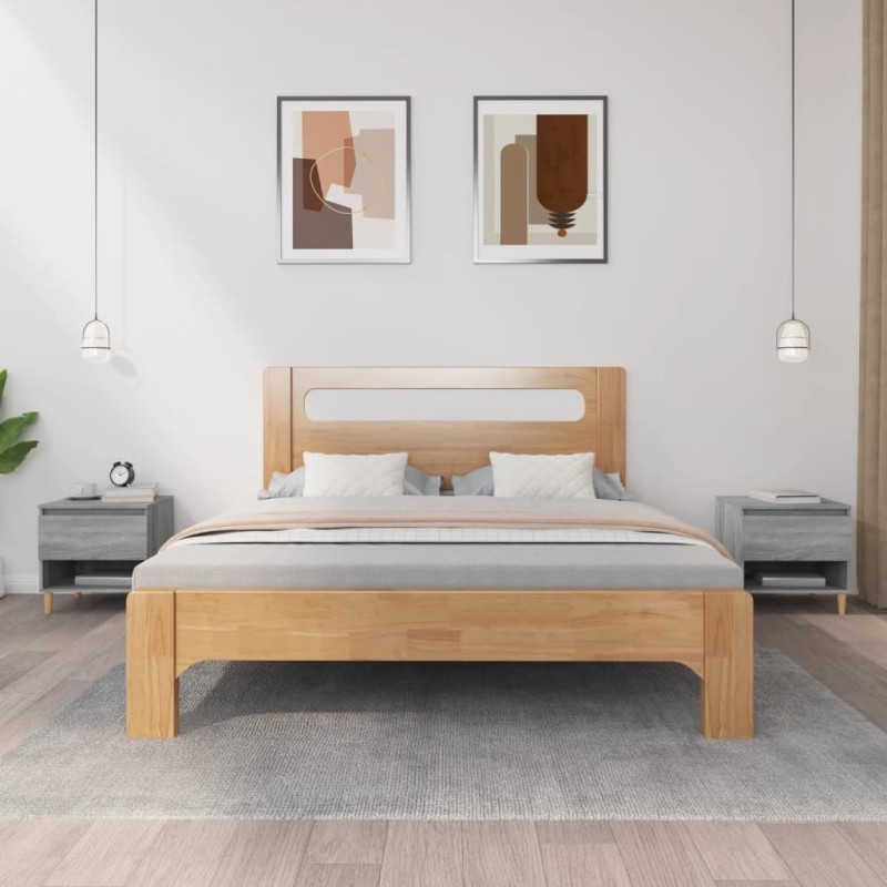 Tables de chevet 2 pcs Sonoma gris 50x46x50cm Bois d’ingénierie 629126629126
