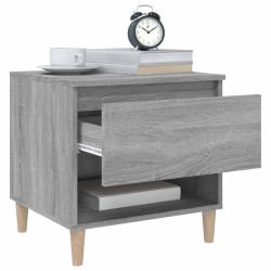 Tables de chevet 2 pcs Sonoma gris 50x46x50cm Bois d’ingénierie 629126629126
