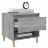 Tables de chevet 2 pcs Sonoma gris 50x46x50cm Bois d’ingénierie 629126629126