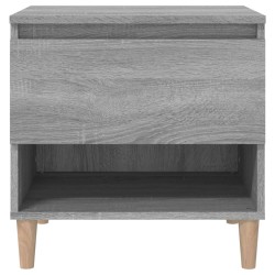 Tables de chevet 2 pcs Sonoma gris 50x46x50cm Bois d’ingénierie 629126629126