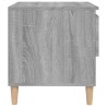 Tables de chevet 2 pcs Sonoma gris 50x46x50cm Bois d’ingénierie 629126629126