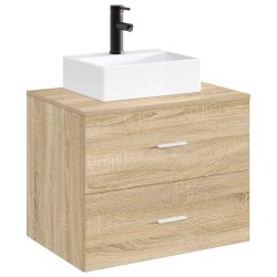 Lavabo de salle de bains Noir Mat 39 x 30,5 x 12,5 cm métal 629133629133
