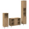 Ensemble de mobilier de salle de bain 3 pc Chêne artisanal 629158629158