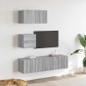 Ensemble de meubles TV 4 pcs Sonoma gris Bois d'ingénierie 629160629160