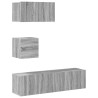 Ensemble de meubles TV 4 pcs Sonoma gris Bois d'ingénierie 629160629160