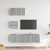 Ensemble de meubles TV 4 pcs Sonoma gris Bois d'ingénierie 629160629160