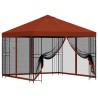 Abri de jardin avec parois 3 x 3 m Terre cuite 629162629162