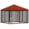 Abri de jardin avec parois 3 x 3 m Terre cuite 629162629162