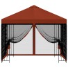 Abri de jardin avec parois 3 x 3 m Terre cuite 629162629162