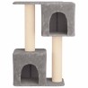 Arbre à chat avec poteaux à griffer en sisal Gris clair 114 cm 629163629163