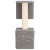 Arbre à chat avec poteaux à griffer en sisal Gris clair 114 cm 629163629163