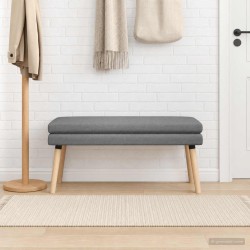 Banc à double couche Gris foncé 110 x 40 x 47 cm Tissu 629164629164