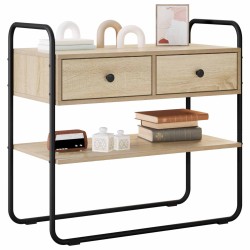 Table console Chêne Sonoma 80 x 40 x 75 cm Bois d'ingénierie 629167629167