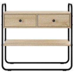 Table console Chêne Sonoma 80 x 40 x 75 cm Bois d'ingénierie 629167629167