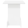 Table d'appoint Blanc 35,5 x 35 x 40 cm Bois d'ingénierie 629169629169