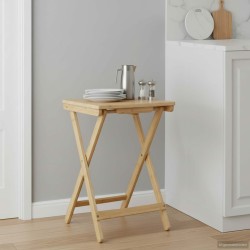 Table de cuisine Naturel 40 x 30 x 53,5 cm Bambou 629170629170