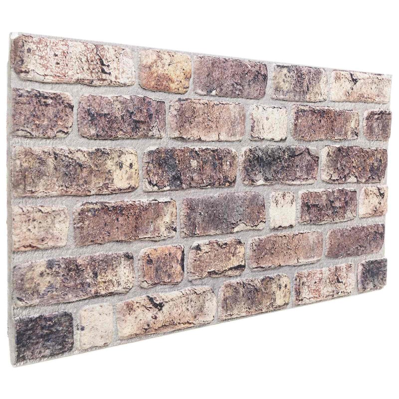 Panneaux muraux 10 pcs Marron foncé 100 x 50 cm Mousse EPS 629172629172