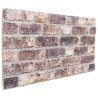 Panneaux muraux 10 pcs Marron foncé 100 x 50 cm Mousse EPS 629172629172