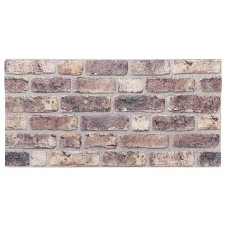 Panneaux muraux 10 pcs Marron foncé 100 x 50 cm Mousse EPS 629172629172