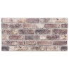 Panneaux muraux 10 pcs Marron foncé 100 x 50 cm Mousse EPS 629172629172
