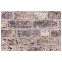 Panneaux muraux 10 pcs Marron foncé 100 x 50 cm Mousse EPS 629172629172