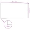 Panneaux muraux 10 pcs Marron foncé 100 x 50 cm Mousse EPS 629172629172