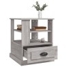 Table d'appoint sonoma gris 50x50x60 cm bois d'ingénierie 629176629176