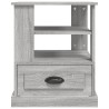 Table d'appoint sonoma gris 50x50x60 cm bois d'ingénierie 629176629176