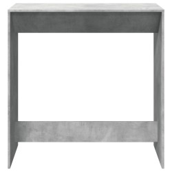 Table de bar gris béton 102x50x103,5 cm bois d'ingénierie 629177629177