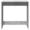 Table de bar gris béton 102x50x103,5 cm bois d'ingénierie 629177629177