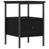 Table de chevet noir 34x36x50 cm bois d’ingénierie 629178629178