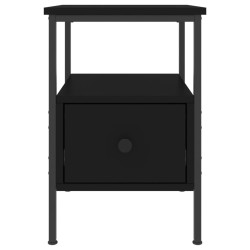 Table de chevet noir 34x36x50 cm bois d’ingénierie 629178629178