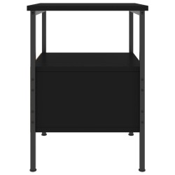 Table de chevet noir 34x36x50 cm bois d’ingénierie 629178629178